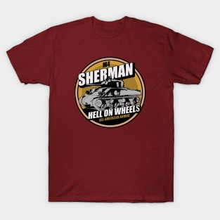 WW2 M4 Sherman Tank T-Shirt